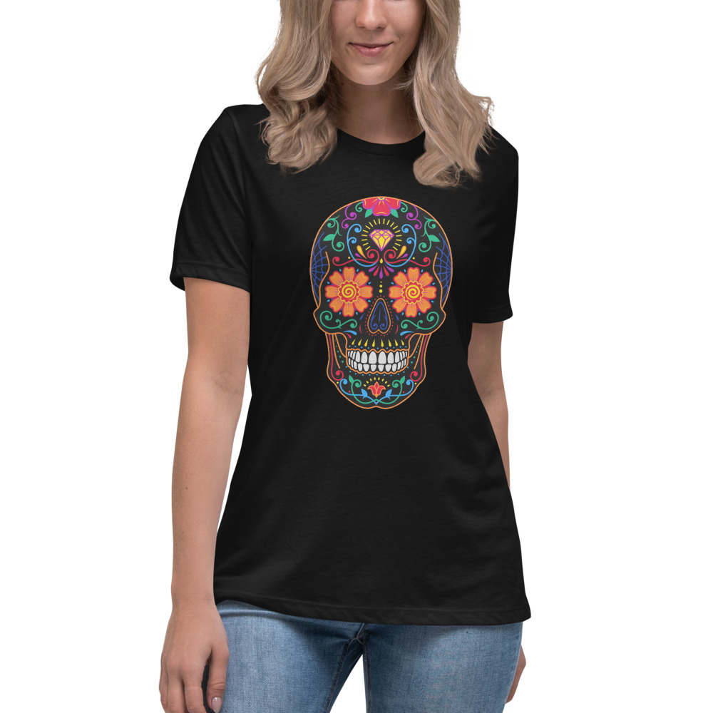 Camiseta suelta calavera