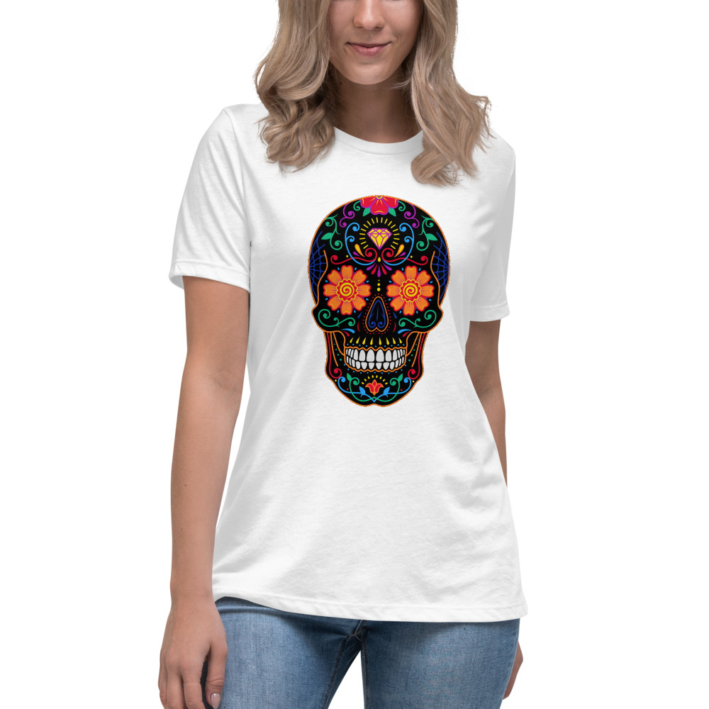 Camiseta suelta calavera - Imagen 2