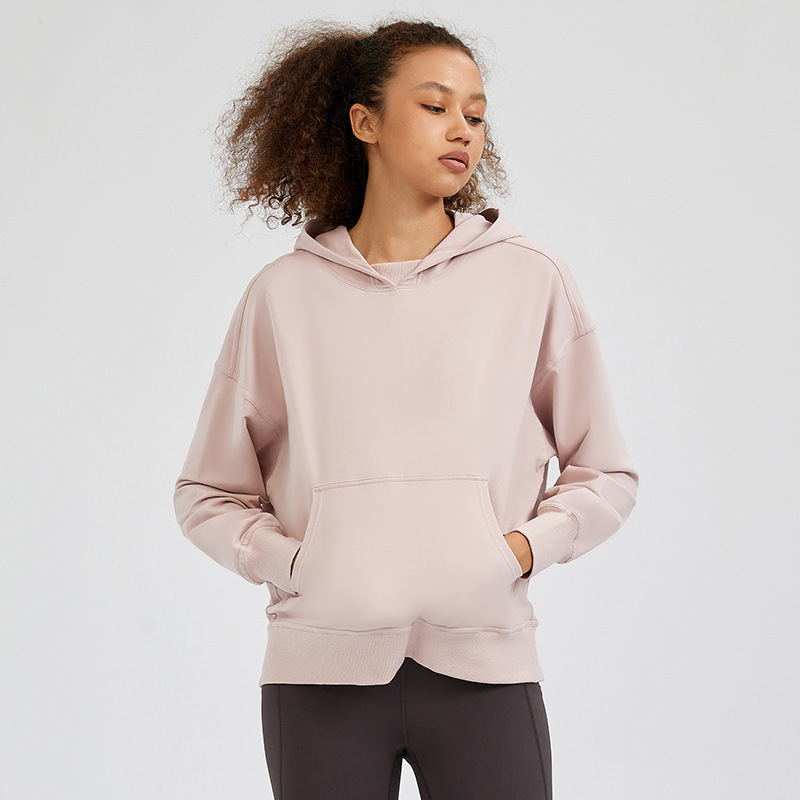 Sudadera con capucha y hombros caídos - Imagen 8