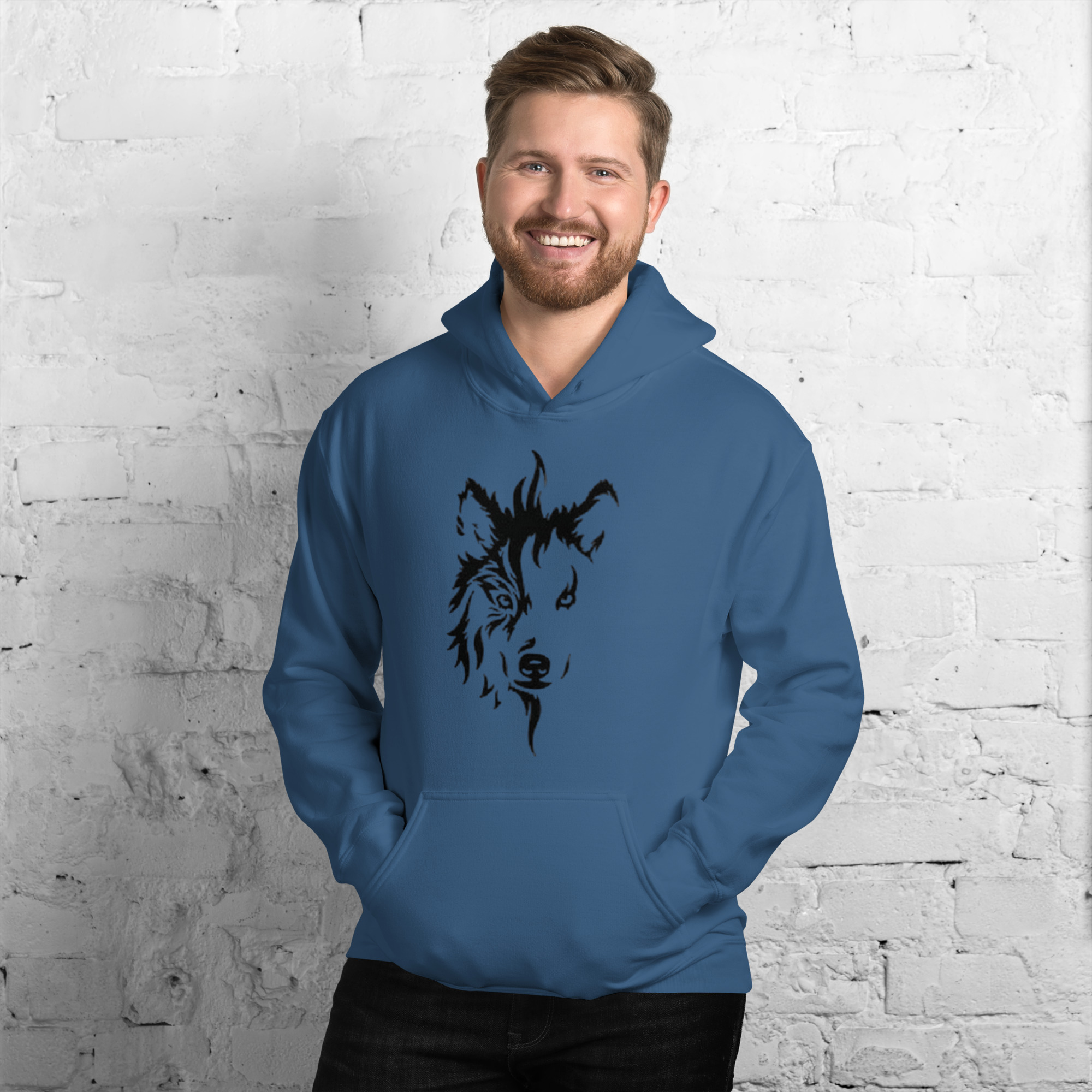 Sudadera de lobo con capucha - Imagen 2