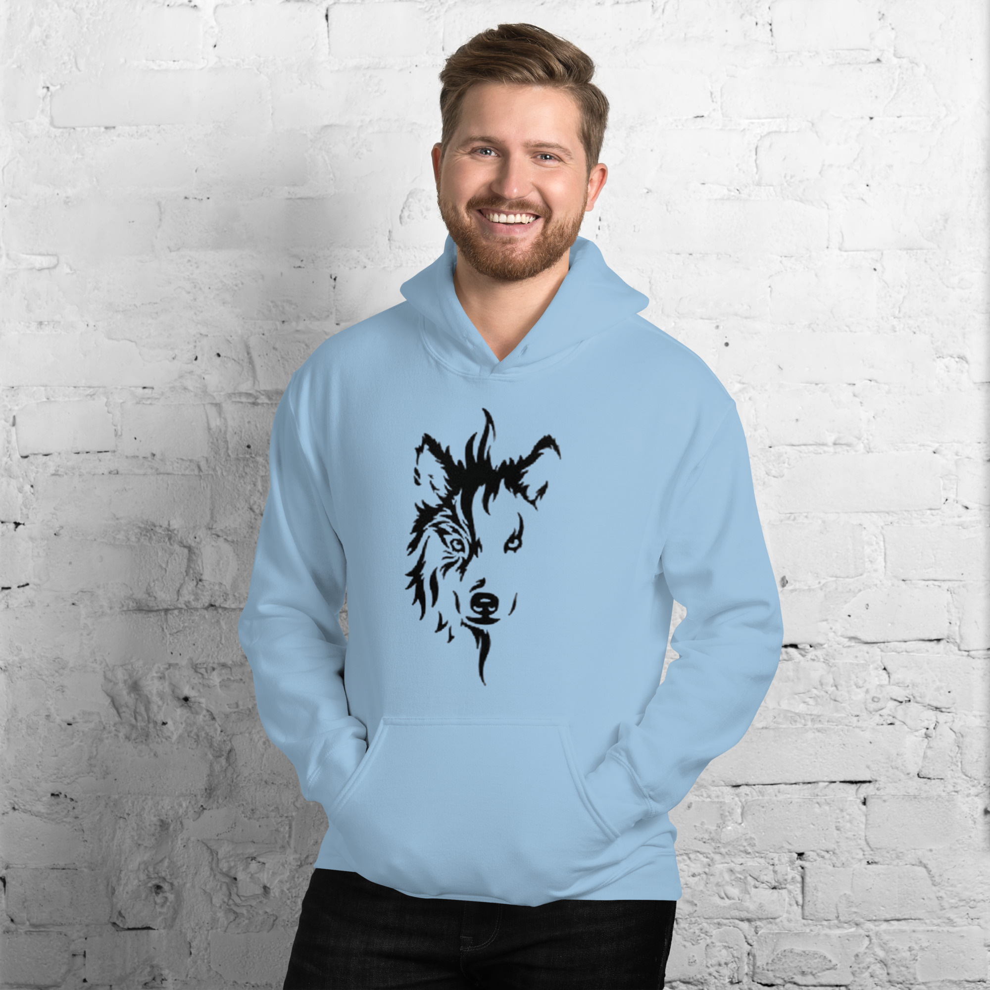 Sudadera de lobo con capucha - Imagen 3