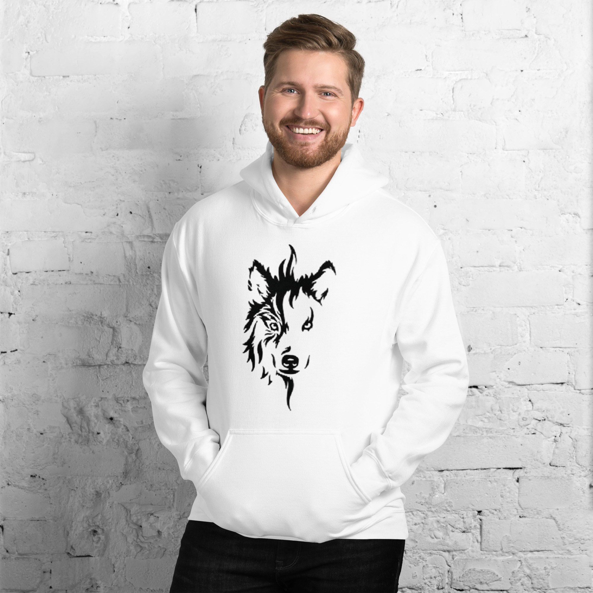 Sudadera de lobo con capucha - Imagen 4