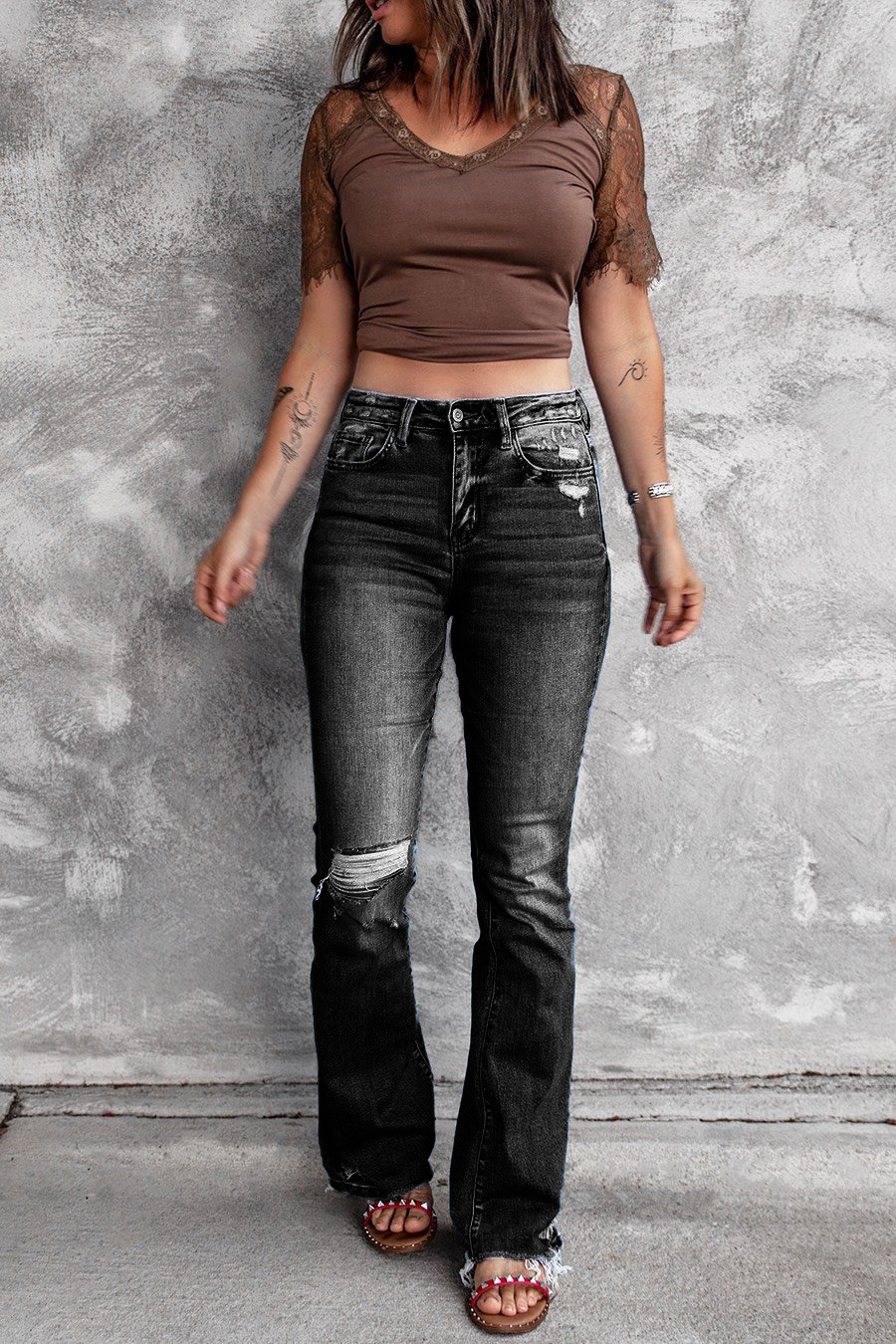 Pantalones microacampanados - Imagen 5