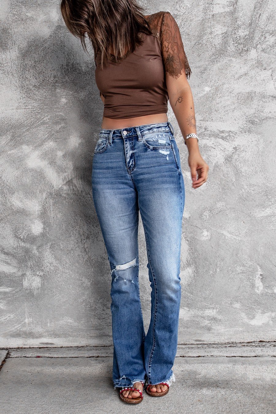 Pantalones microacampanados - Imagen 3