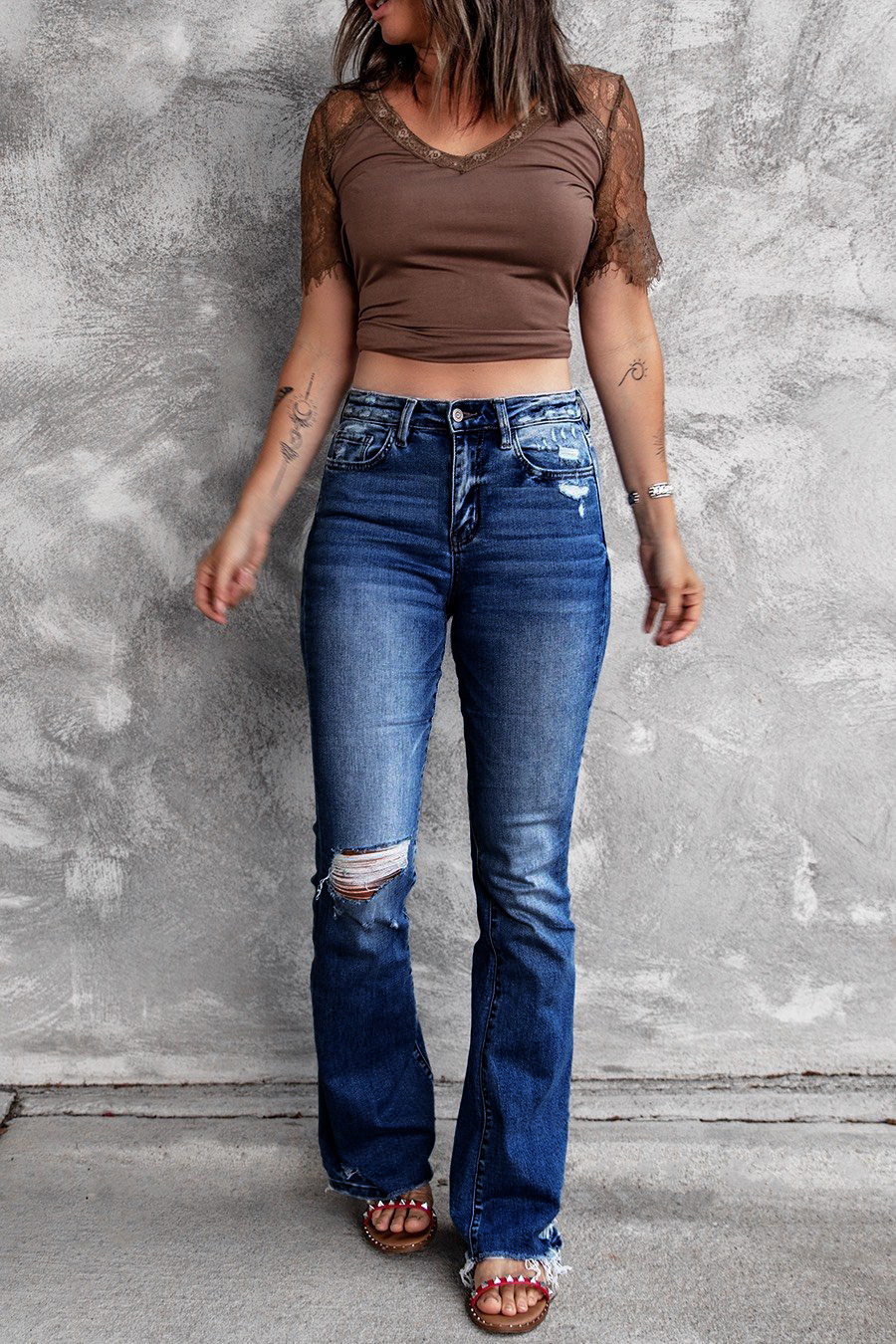 Pantalones microacampanados - Imagen 4