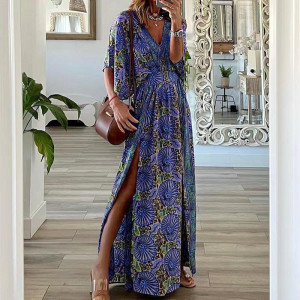 Vestido estampado bohemio