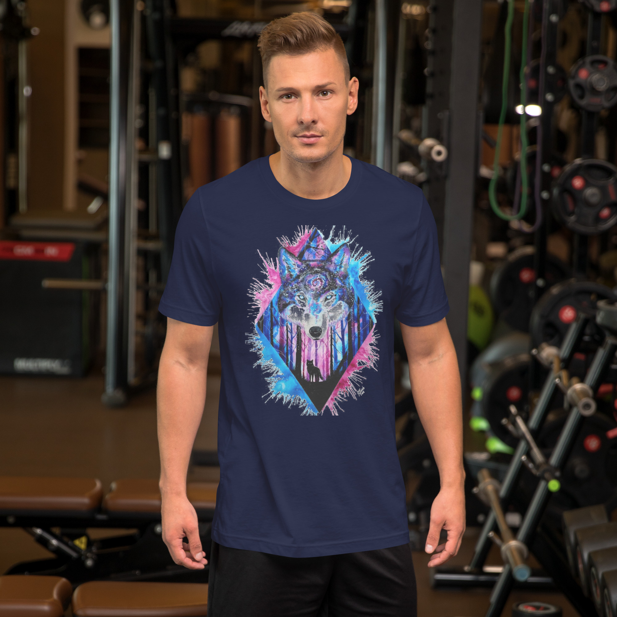 Camiseta de manga corta de lobo - Imagen 3
